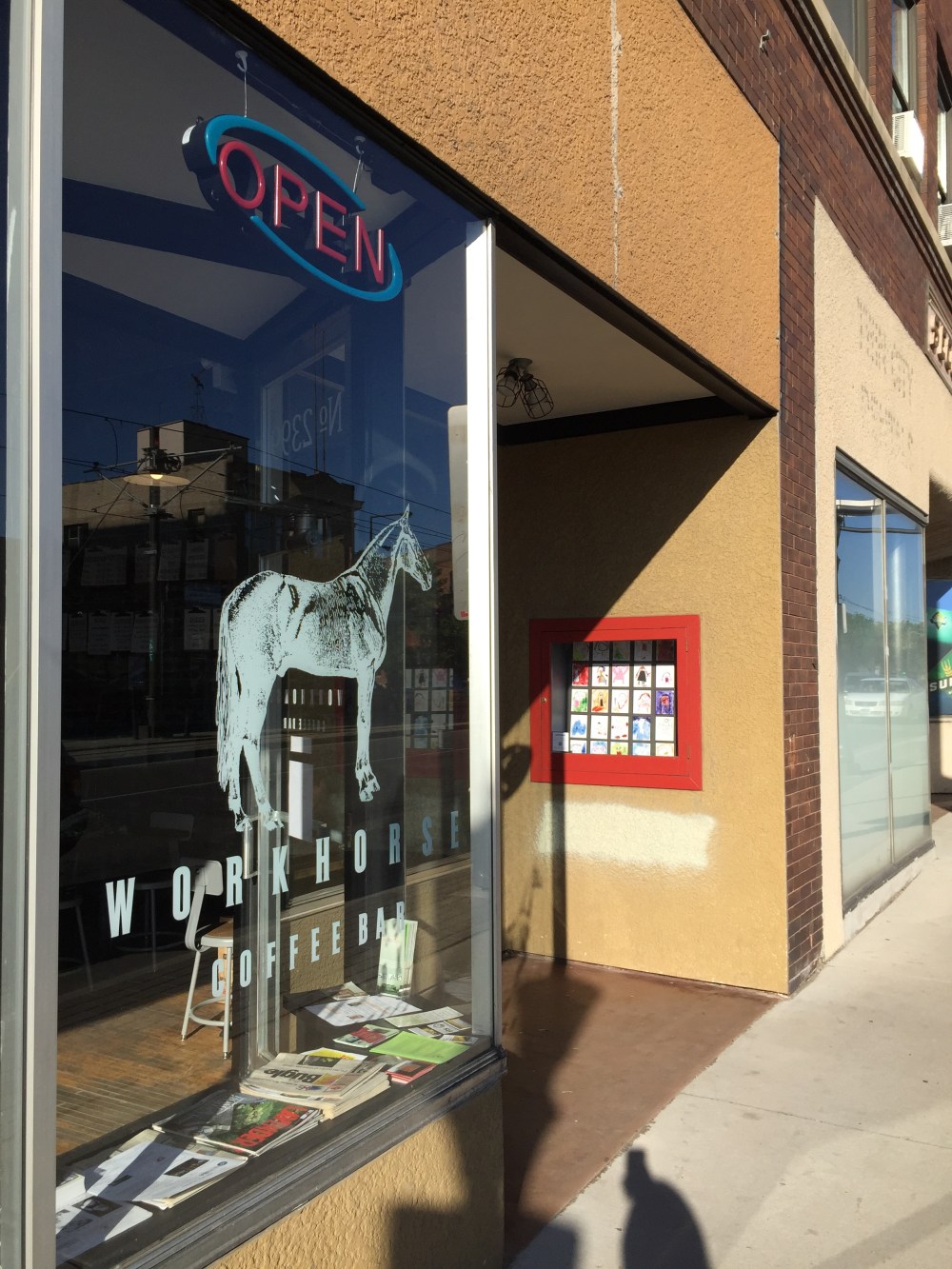 Smallest Museum at Workhorse Coffee